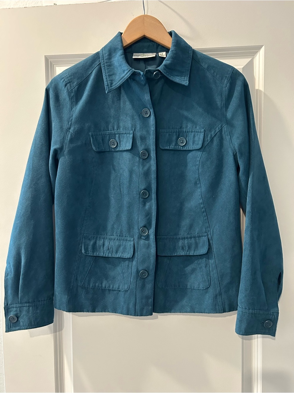 Studio Works Teal Utility Jacket with Front Pockets